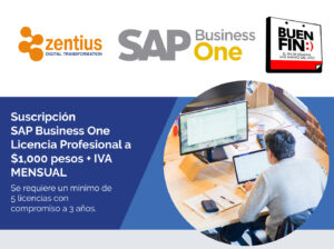 Suscripción SAP Business One licencia Profesional