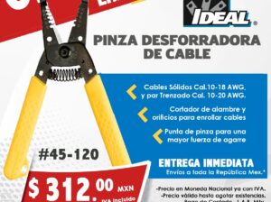 PINZA DESFORRADORA DE CABLE 45-120 IDEAL