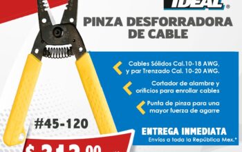 PINZA DESFORRADORA DE CABLE 45-120 IDEAL