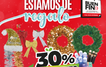 30% Todas las luces y accesorios Navideños