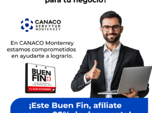 Afiliación a CANACO SERVYTUR Monterrey